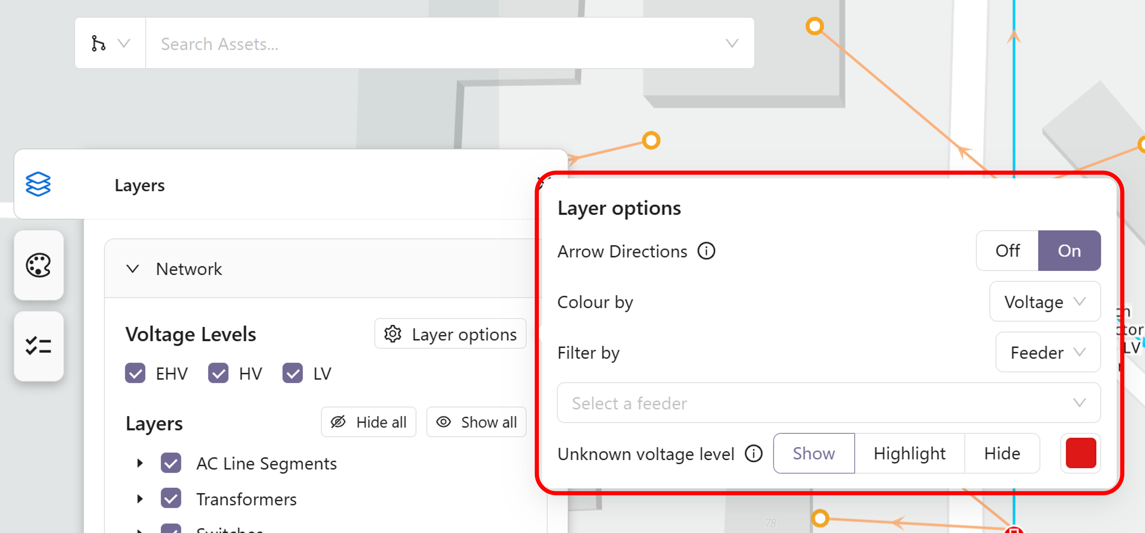 Application landing page