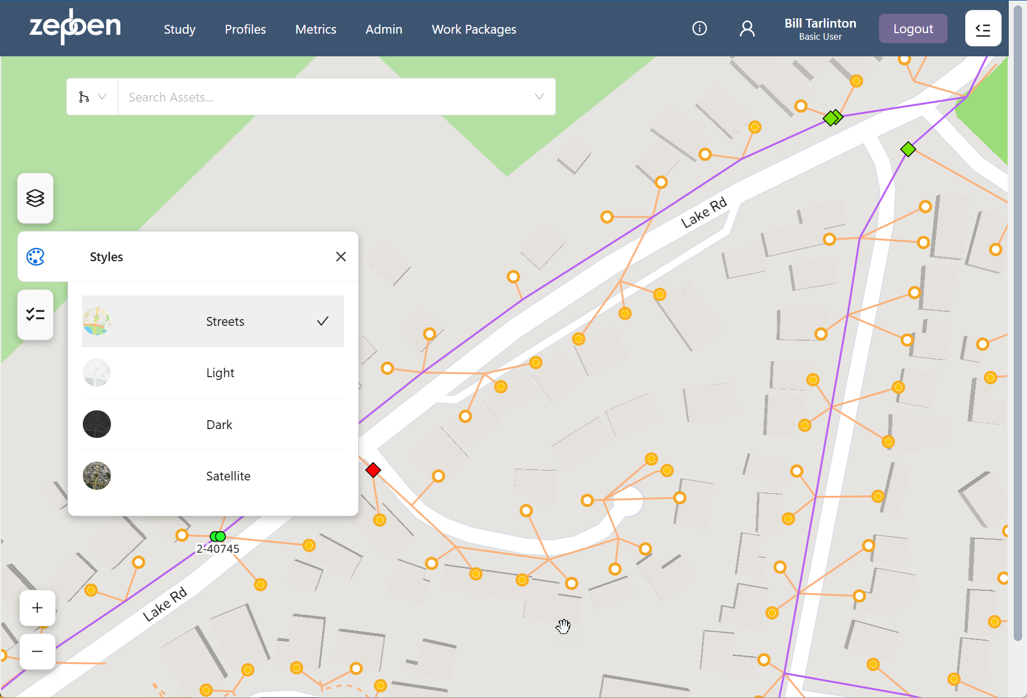 Map Style Streets