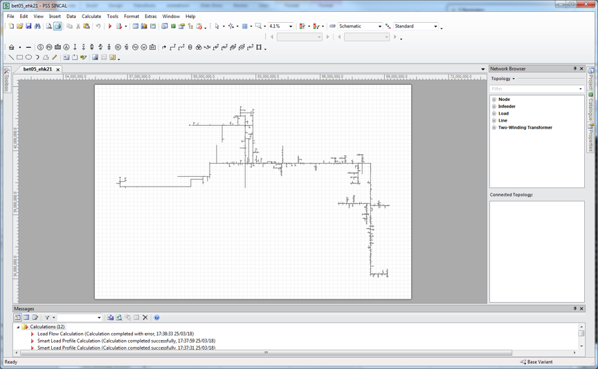 SINCAL Schematic Display